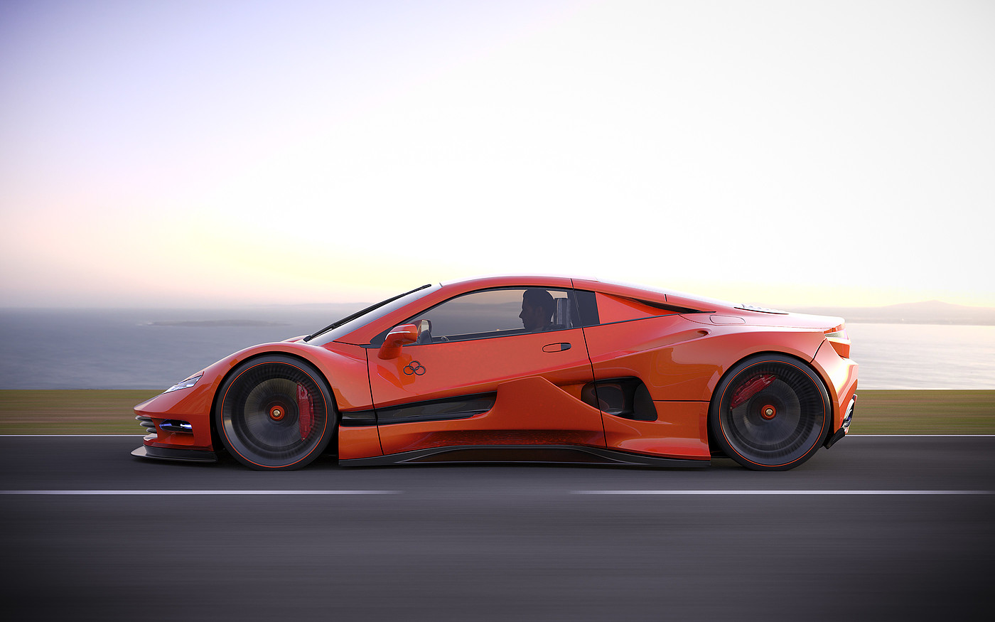 H6 Guest，six × 3 direct drive engine，Net zero emission，Sports car，