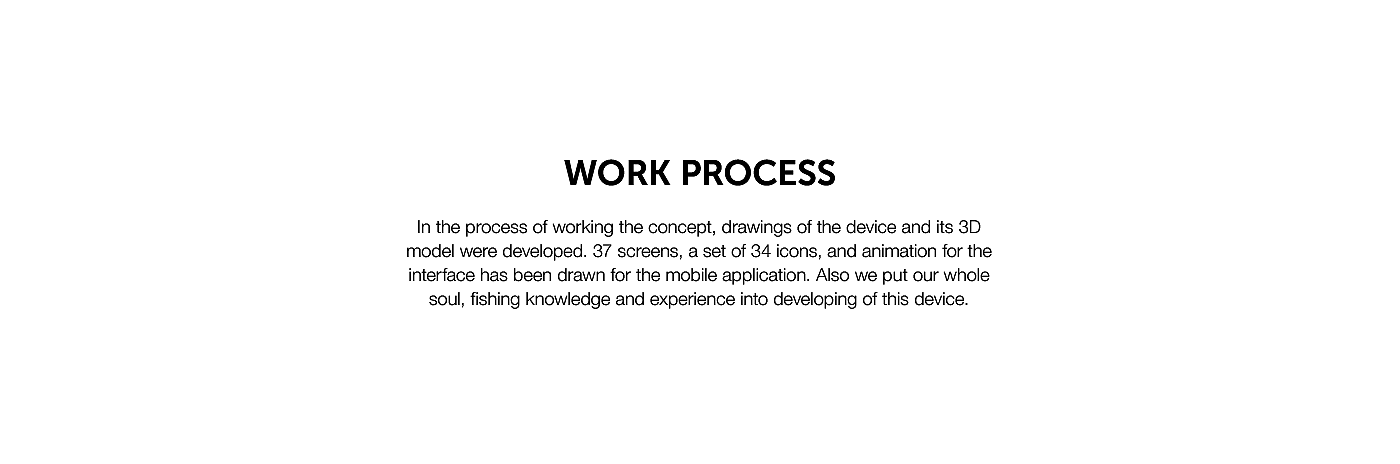 Artifact，conceptual design，fish finder ，app，Intelligent device，go fishing，