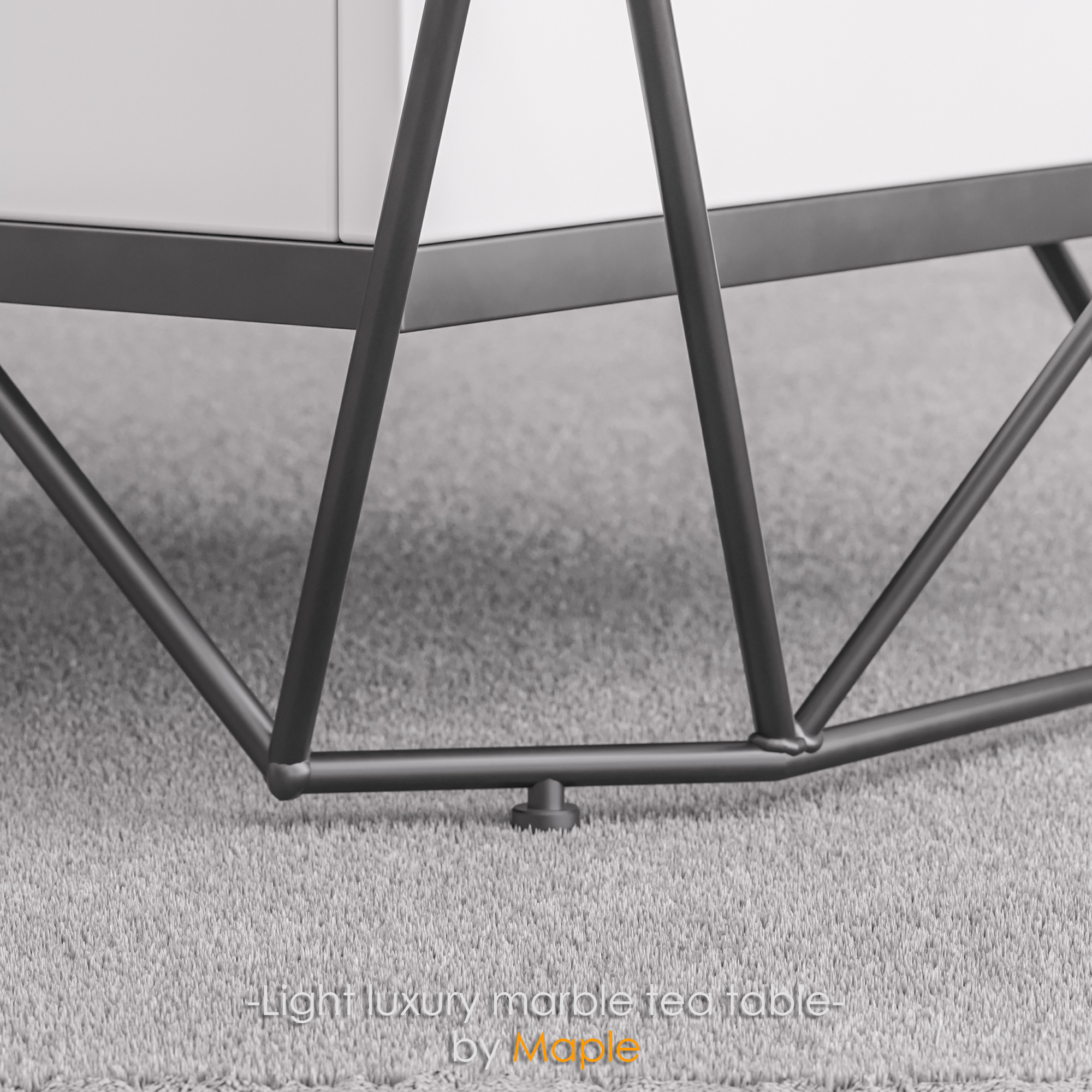 3d，corona，design sketch，tea table，furniture，