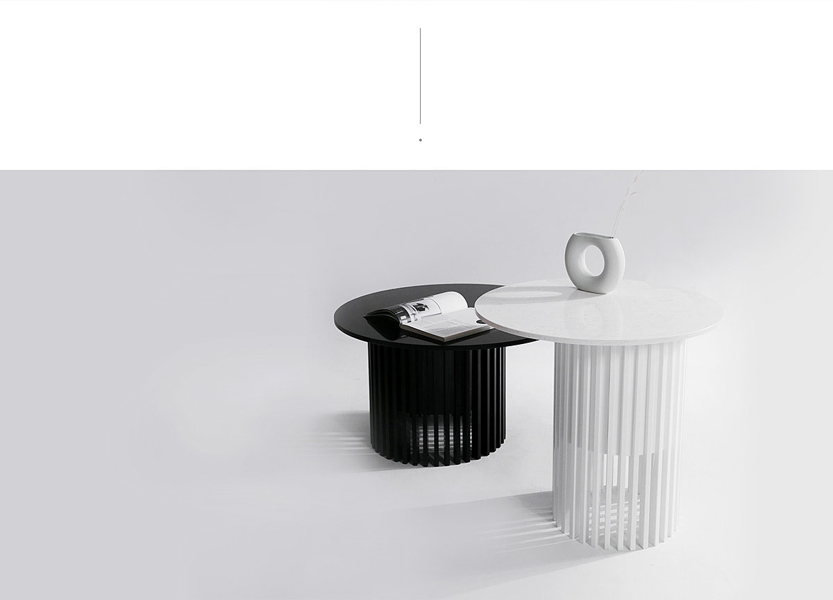 AROUND，Marble material，Table，