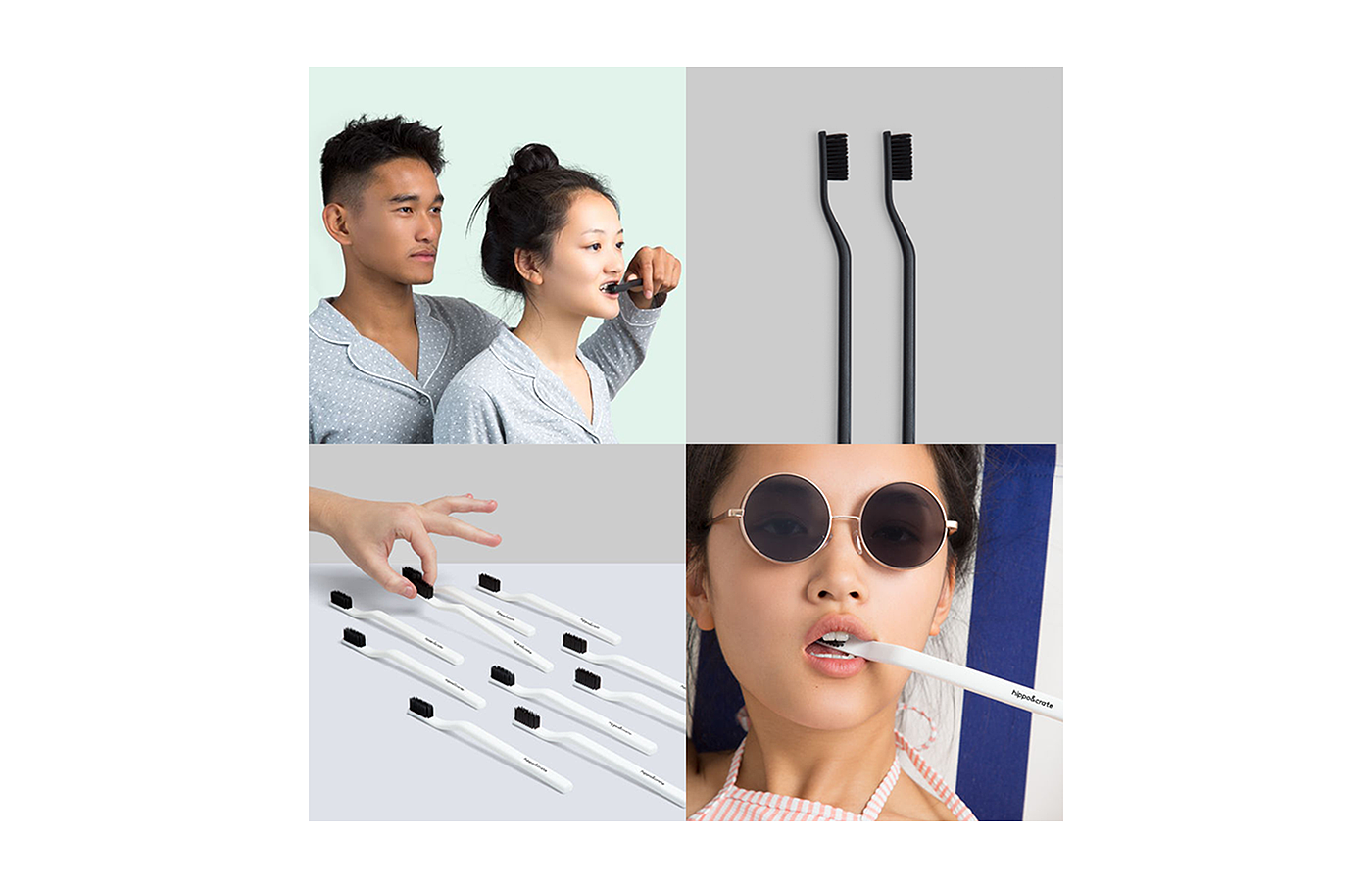 Minimalism，toothbrush，smile，Personal care，product design，