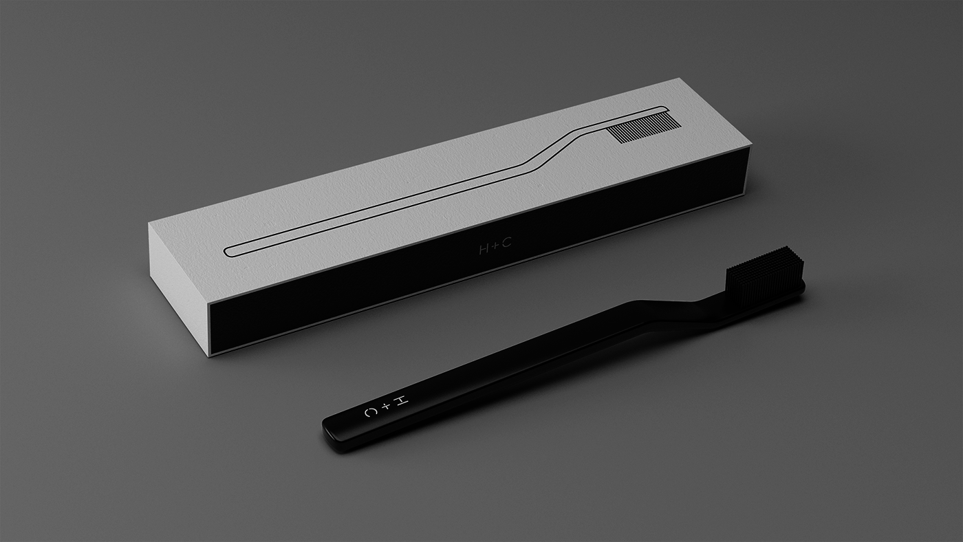 Minimalism，toothbrush，smile，Personal care，product design，