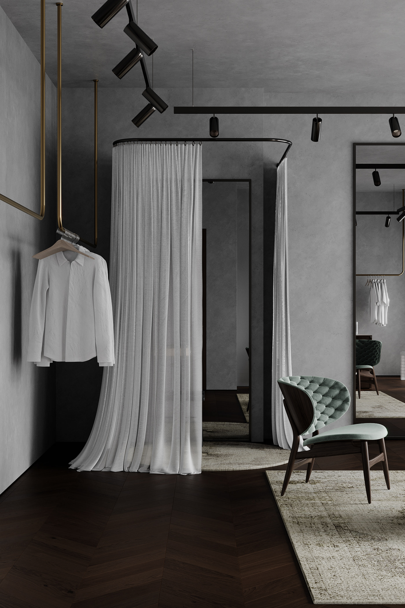 Antari exhibition hall，Maria Nedybaluk，SHOWROOM ANTARI，