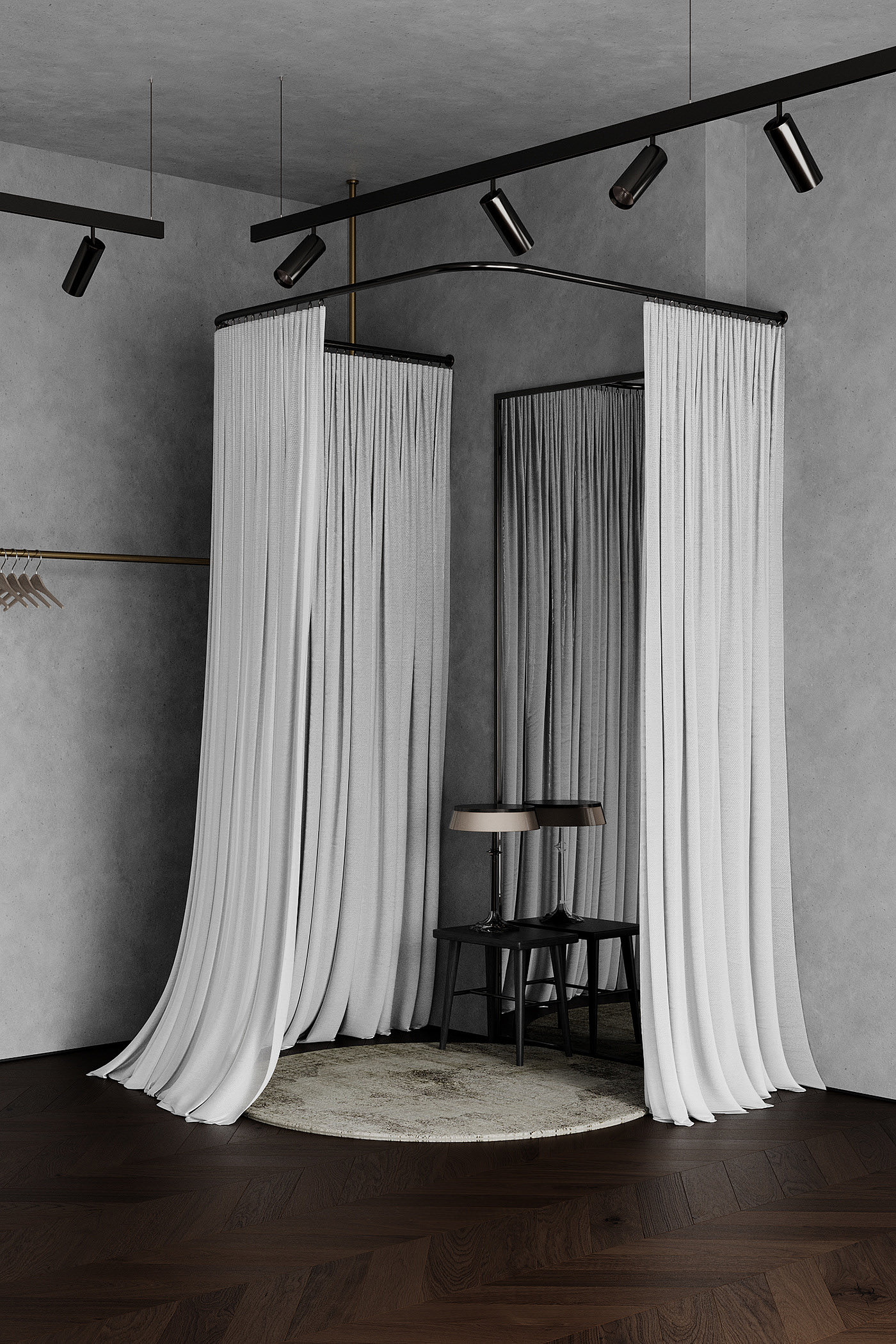 Antari exhibition hall，Maria Nedybaluk，SHOWROOM ANTARI，