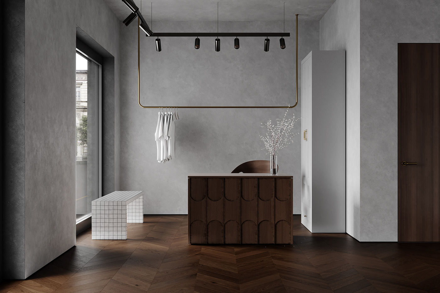 Antari exhibition hall，Maria Nedybaluk，SHOWROOM ANTARI，