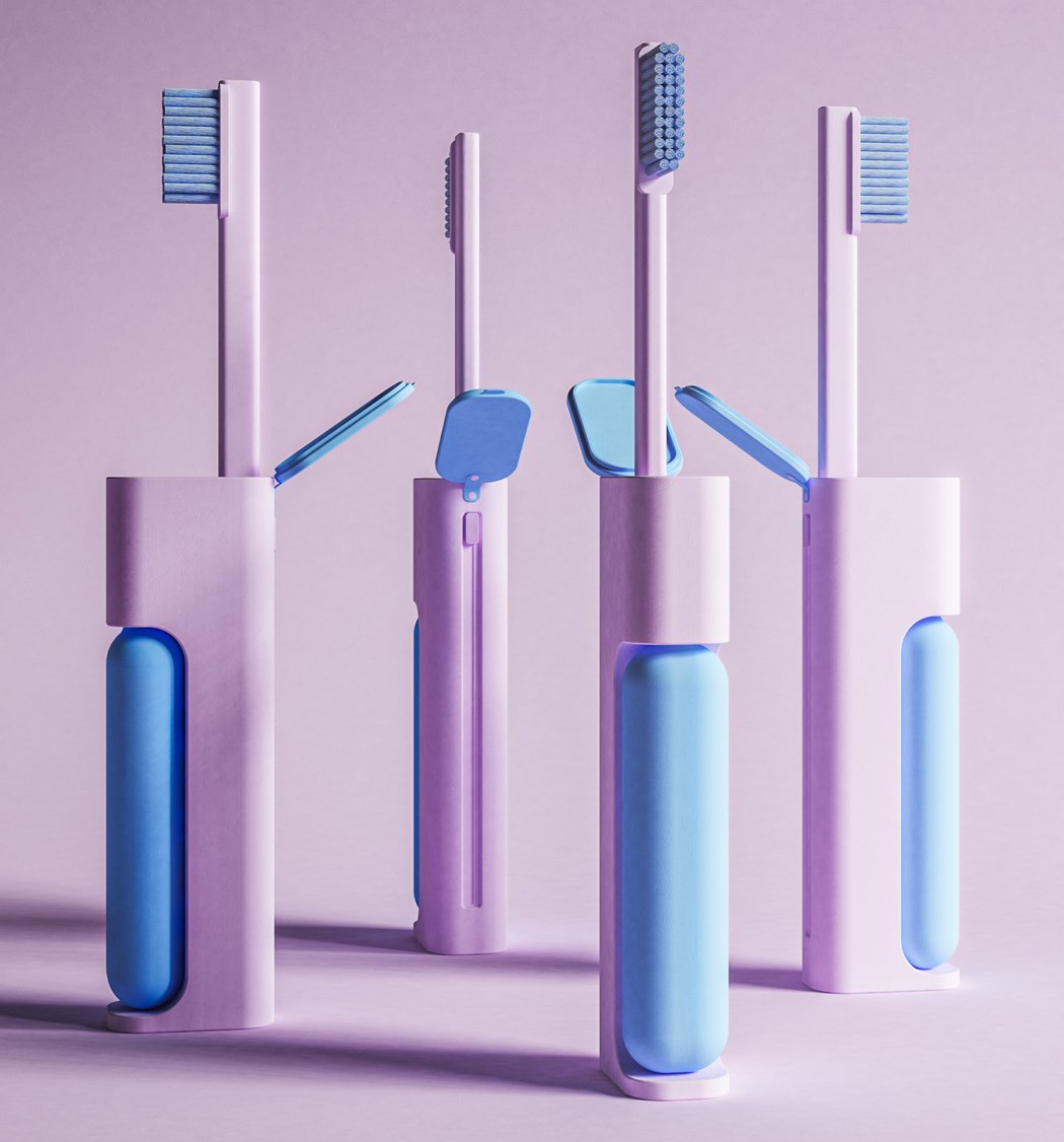 Fernando Maldon，Compressible compartment，Travel toothbrush ，