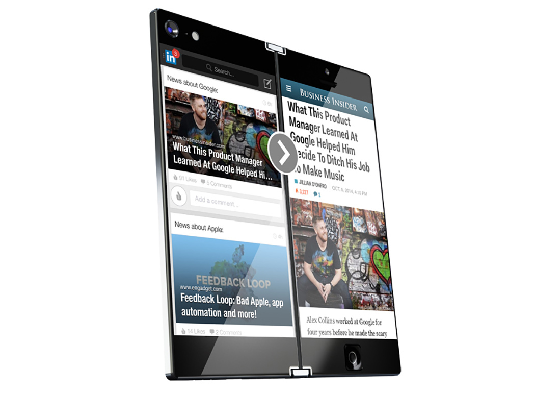 lunark，Intelligent mobile phone，Dual screen，originality，innovate，