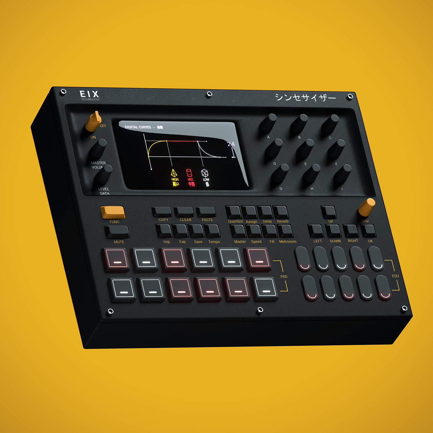 Eix synthesizer，3D modeling，EIX Synthesizer，