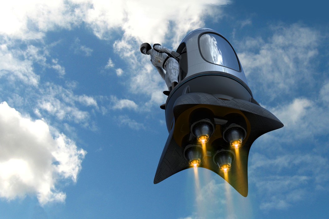 Space tourism，Rocket pod，Skydiving，