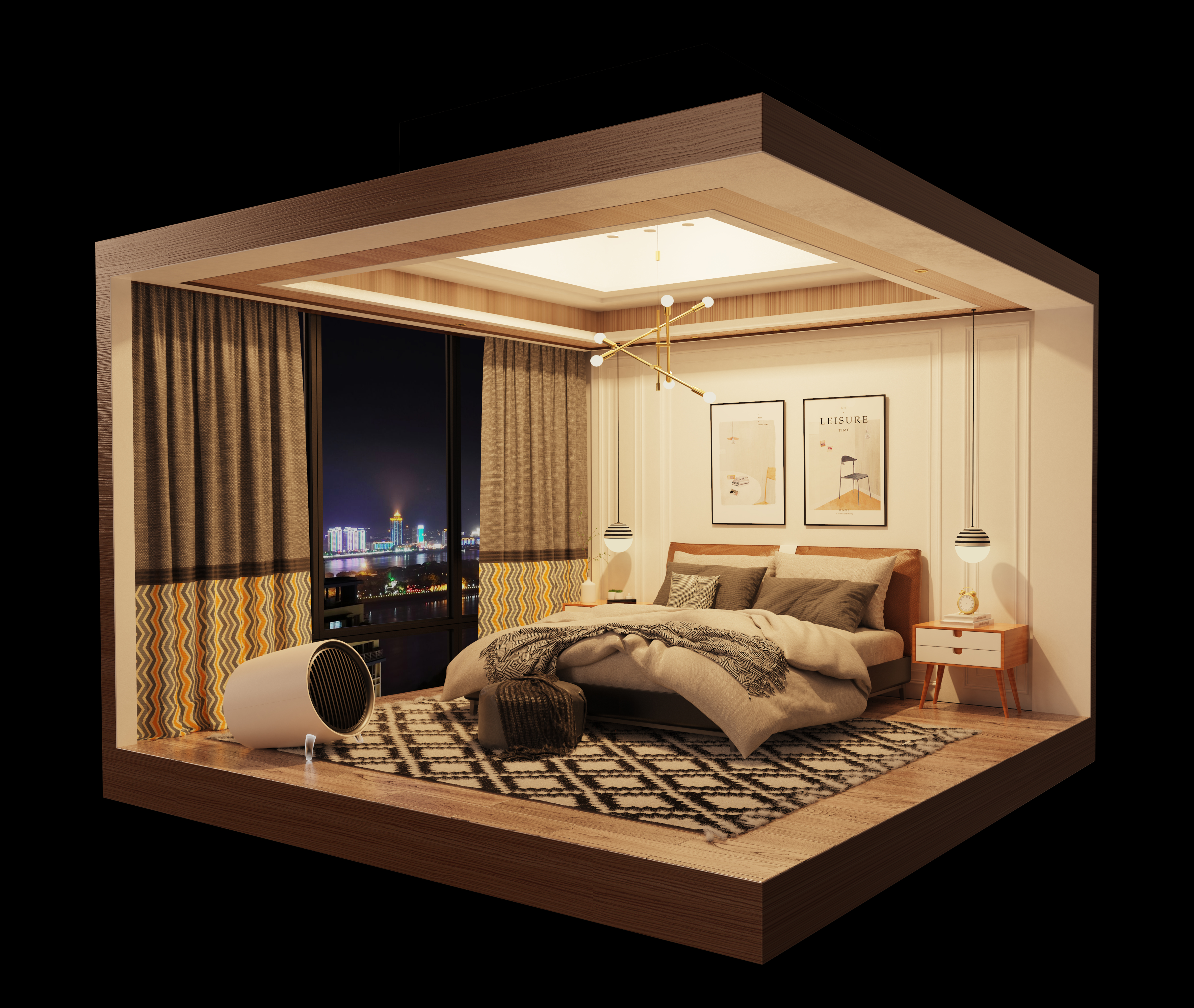 KS rendering，3C rendering，