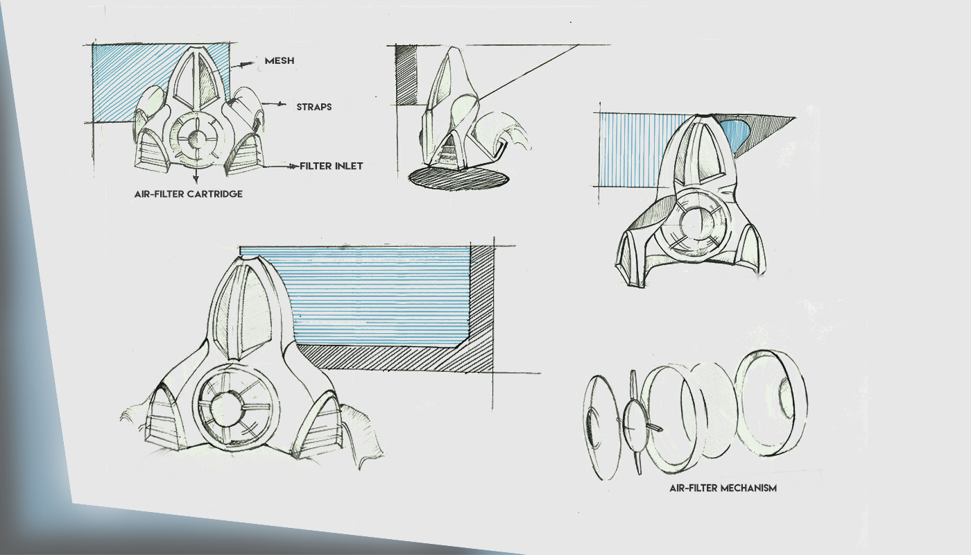 Mask，beautiful，generous，industrial design，