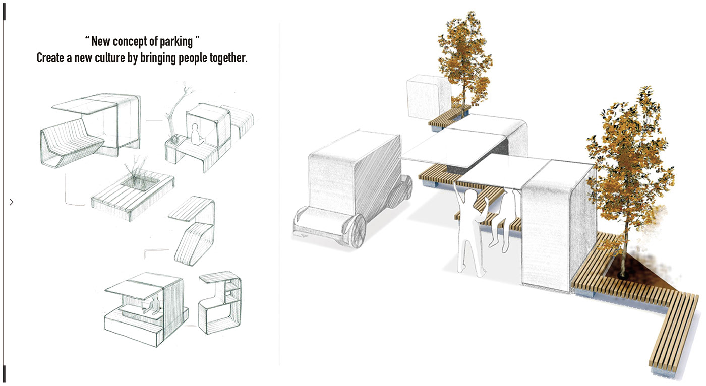 Compressed space，Mobile society，conceptual design，vehicle，