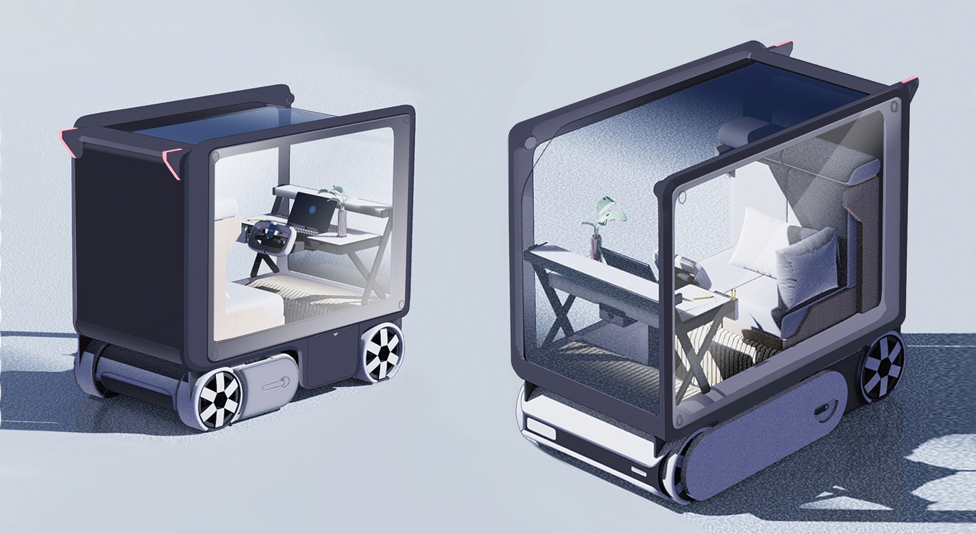 Compressed space，Mobile society，conceptual design，vehicle，