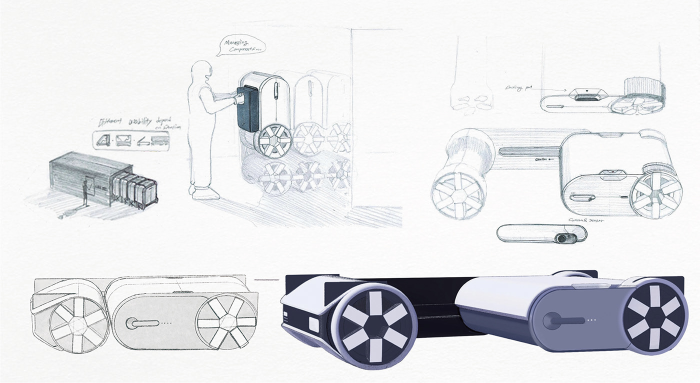 Compressed space，Mobile society，conceptual design，vehicle，
