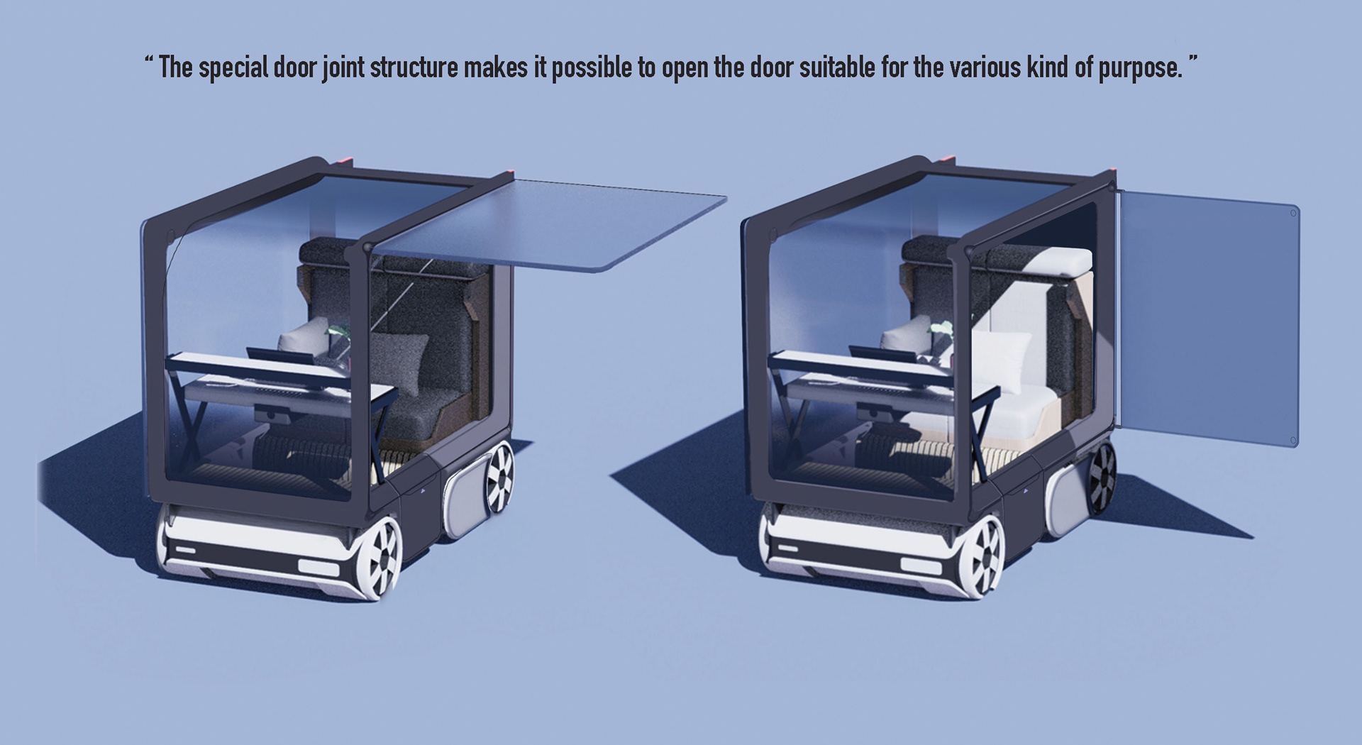 Compressed space，Mobile society，conceptual design，vehicle，