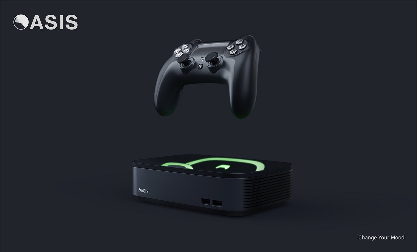 Game accessories，rocker，black，OASIS，