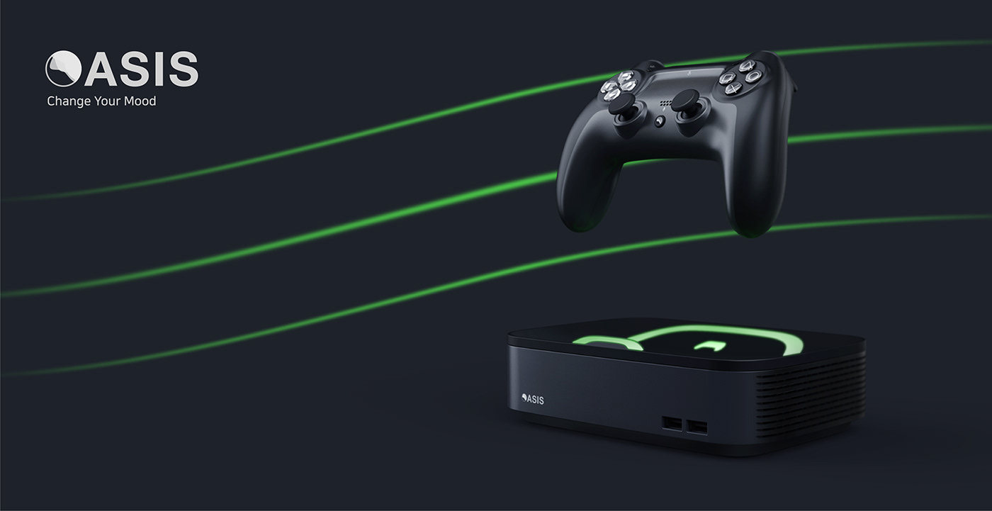 Game accessories，rocker，black，OASIS，