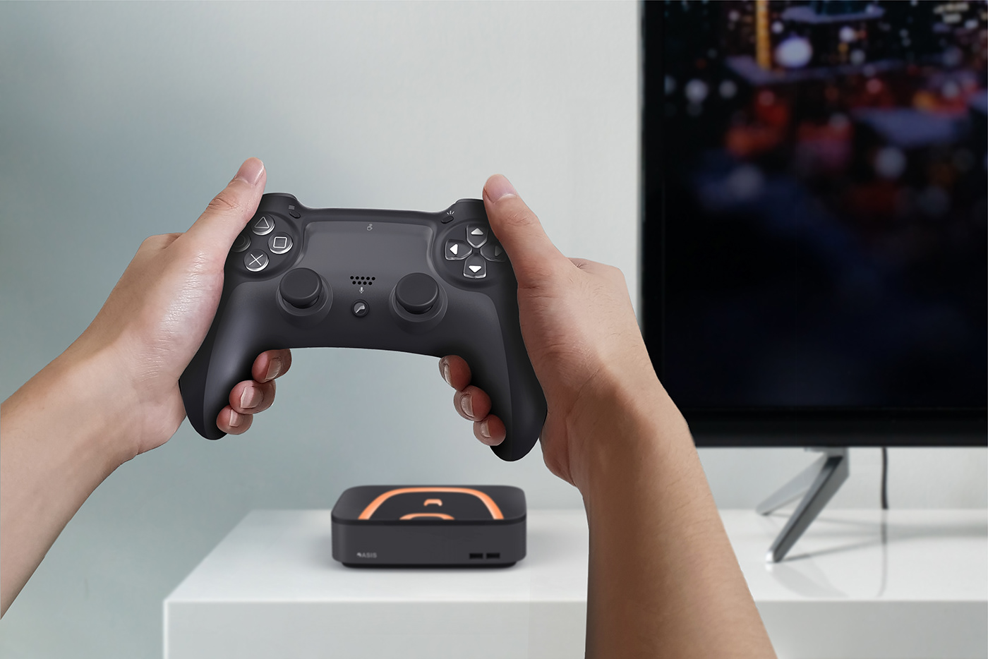 Game accessories，rocker，black，OASIS，