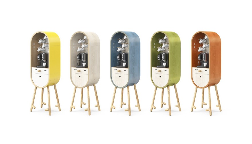 furniture design ，Lockers，originality，smile，industrial design，office，