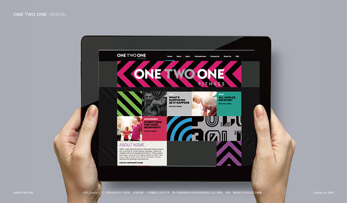 one，two，Fitness brand，VI image design，space design ，