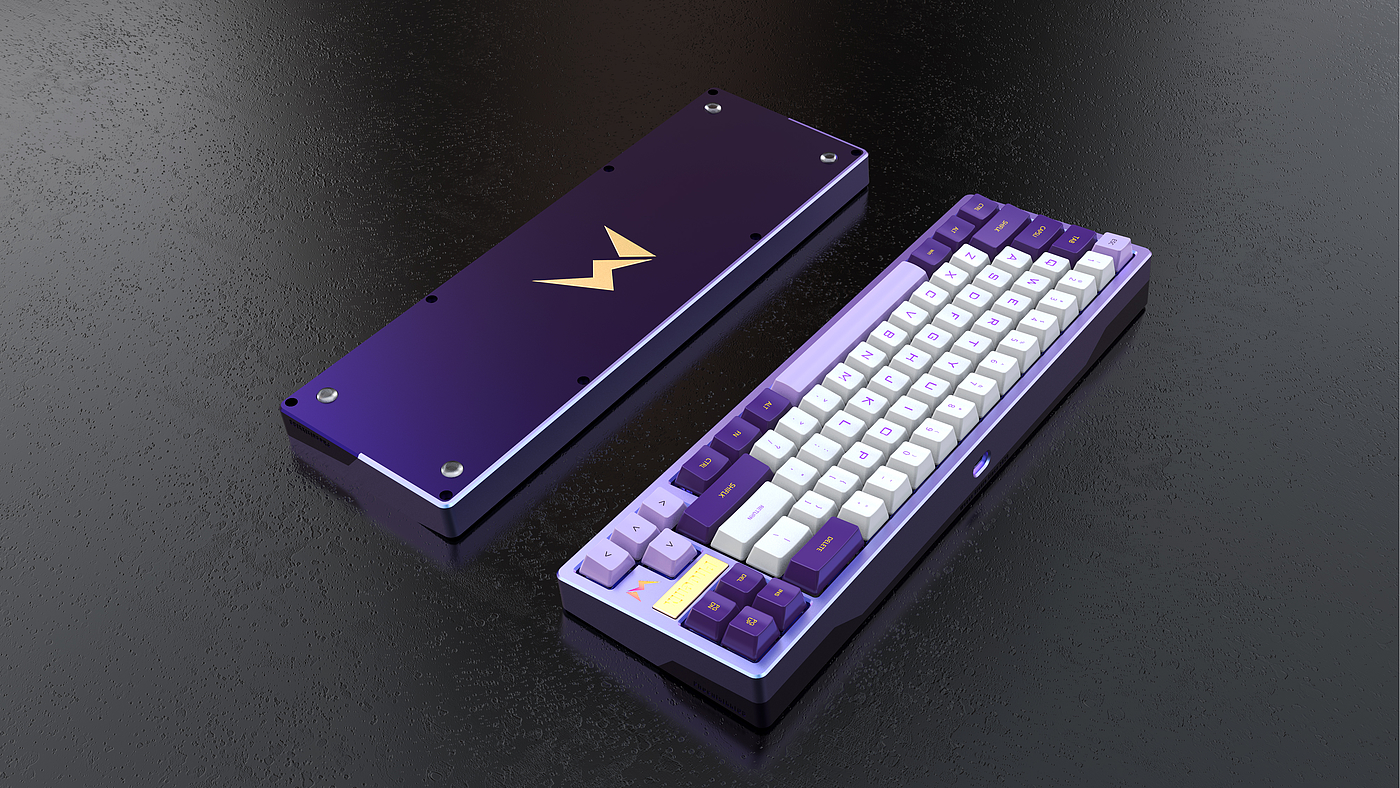 Mechanical keyboard color matching rendering，Mechanical keyboard color matching rendering，