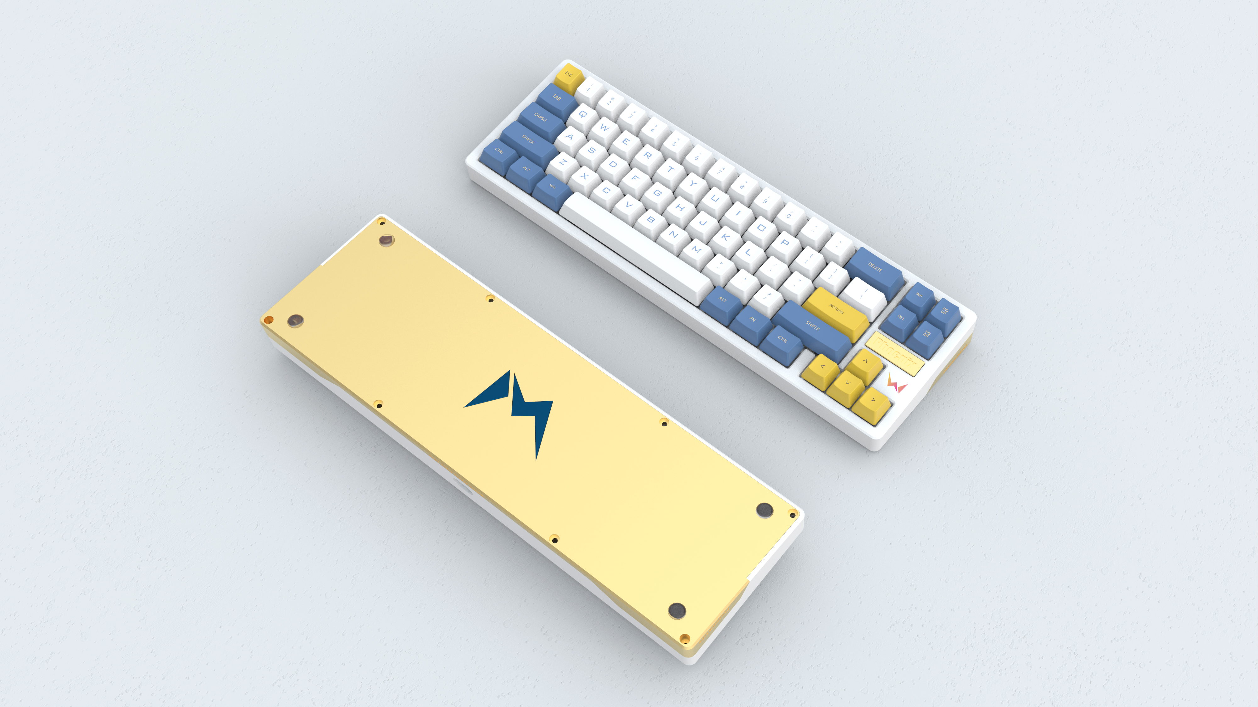 Mechanical keyboard color matching rendering，Mechanical keyboard color matching rendering，