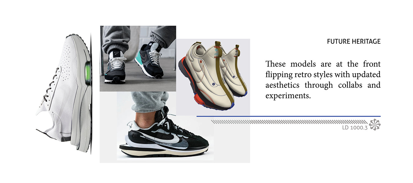 Nike LD1000.3，footwear design ，fashion，Hand drawn，