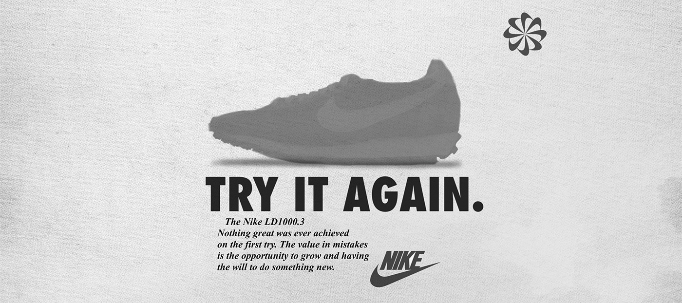 Nike LD1000.3，footwear design ，fashion，Hand drawn，