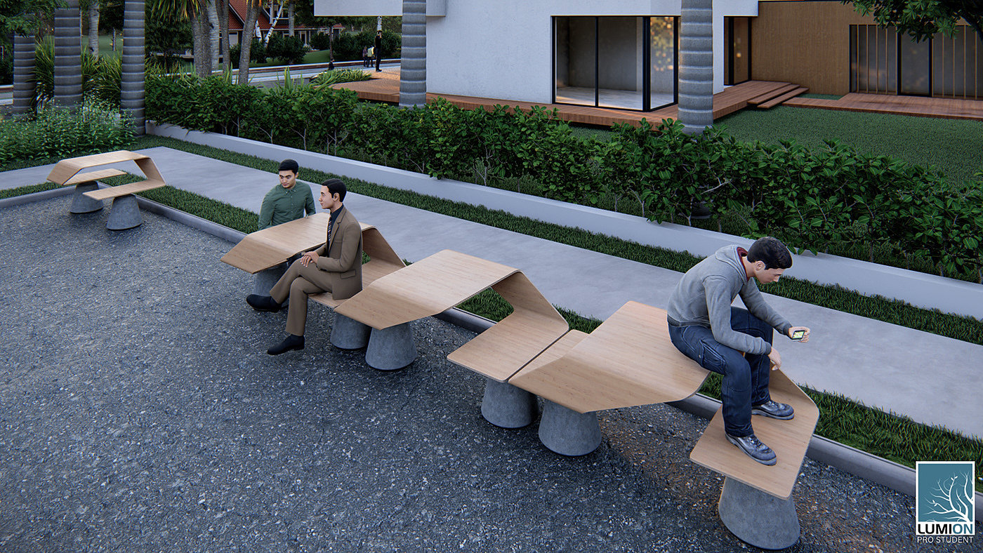 BERAMBER，Urban furniture，chair，Public seat，