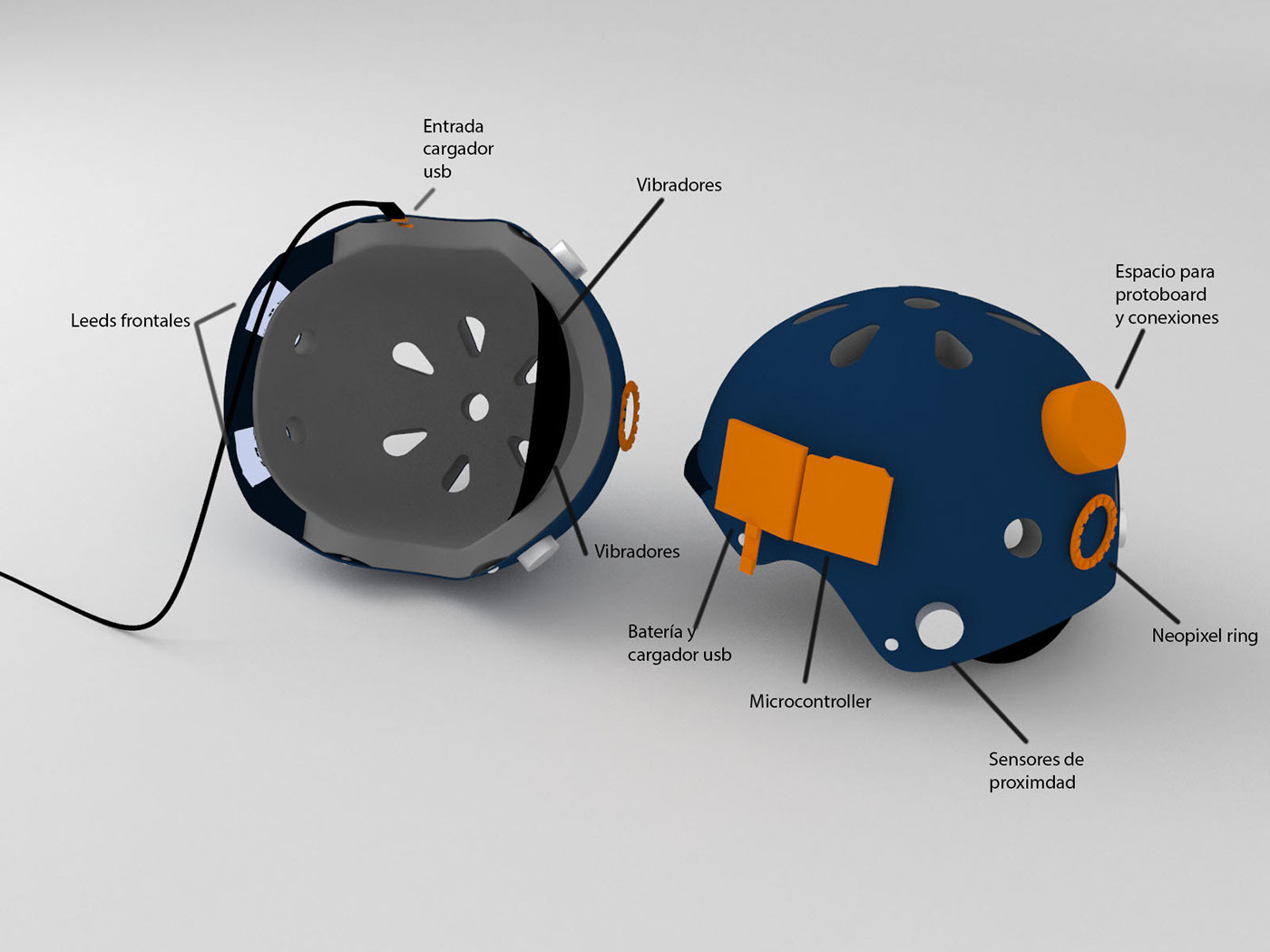 Bicycle，Helmet，Induction，industrial design，