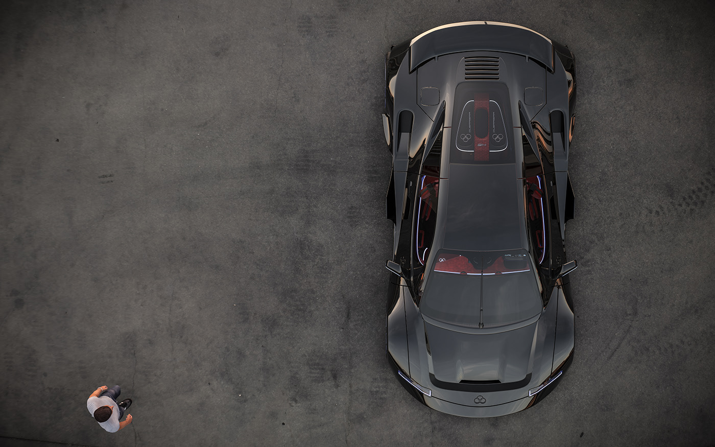 Sports car，H6 guerrillas，6-cylinder / 3-hydrogen battery，