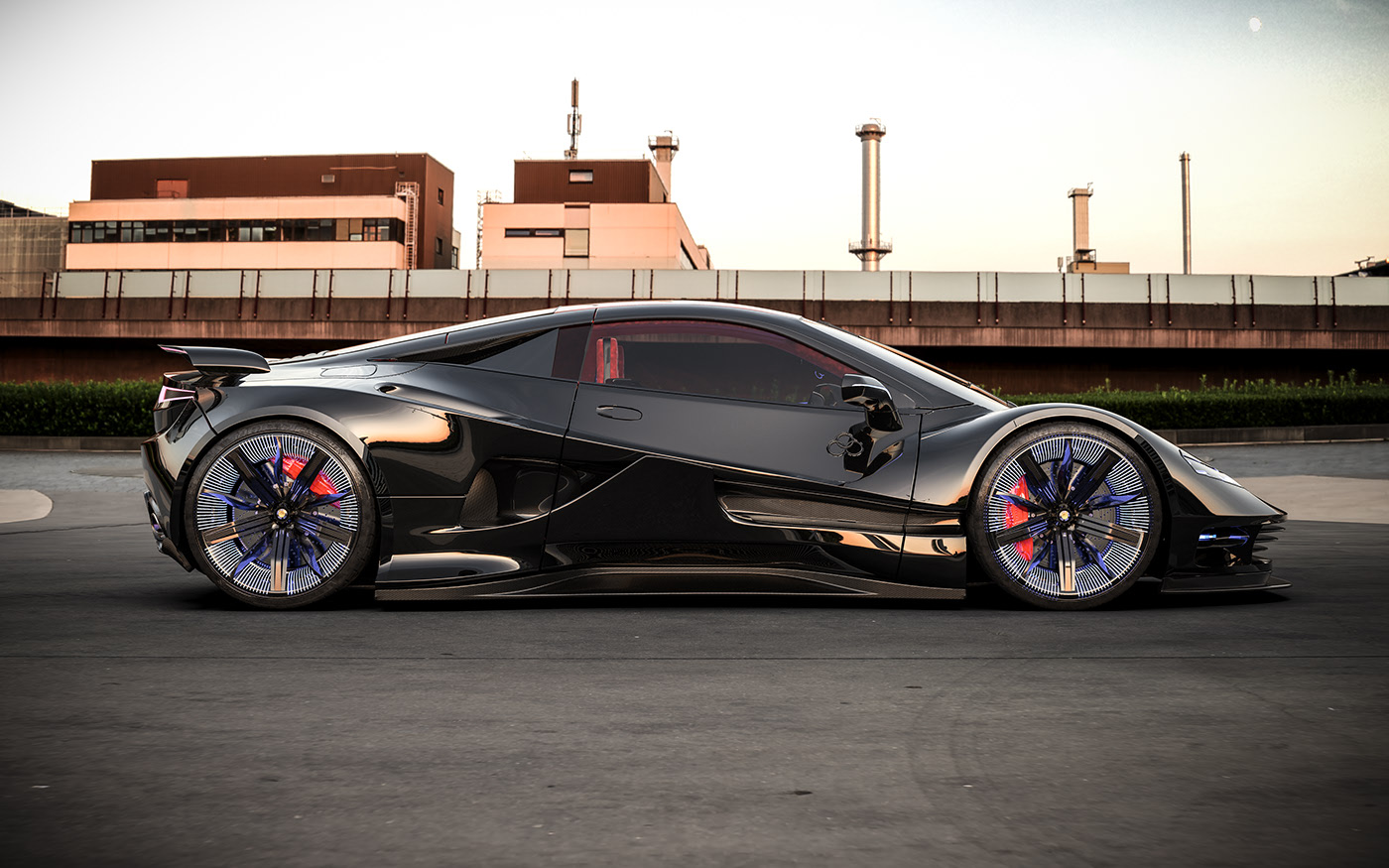 Sports car，H6 guerrillas，6-cylinder / 3-hydrogen battery，