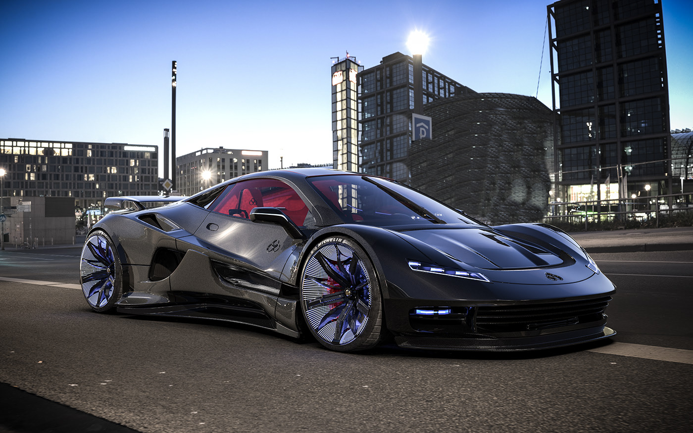 Sports car，H6 guerrillas，6-cylinder / 3-hydrogen battery，