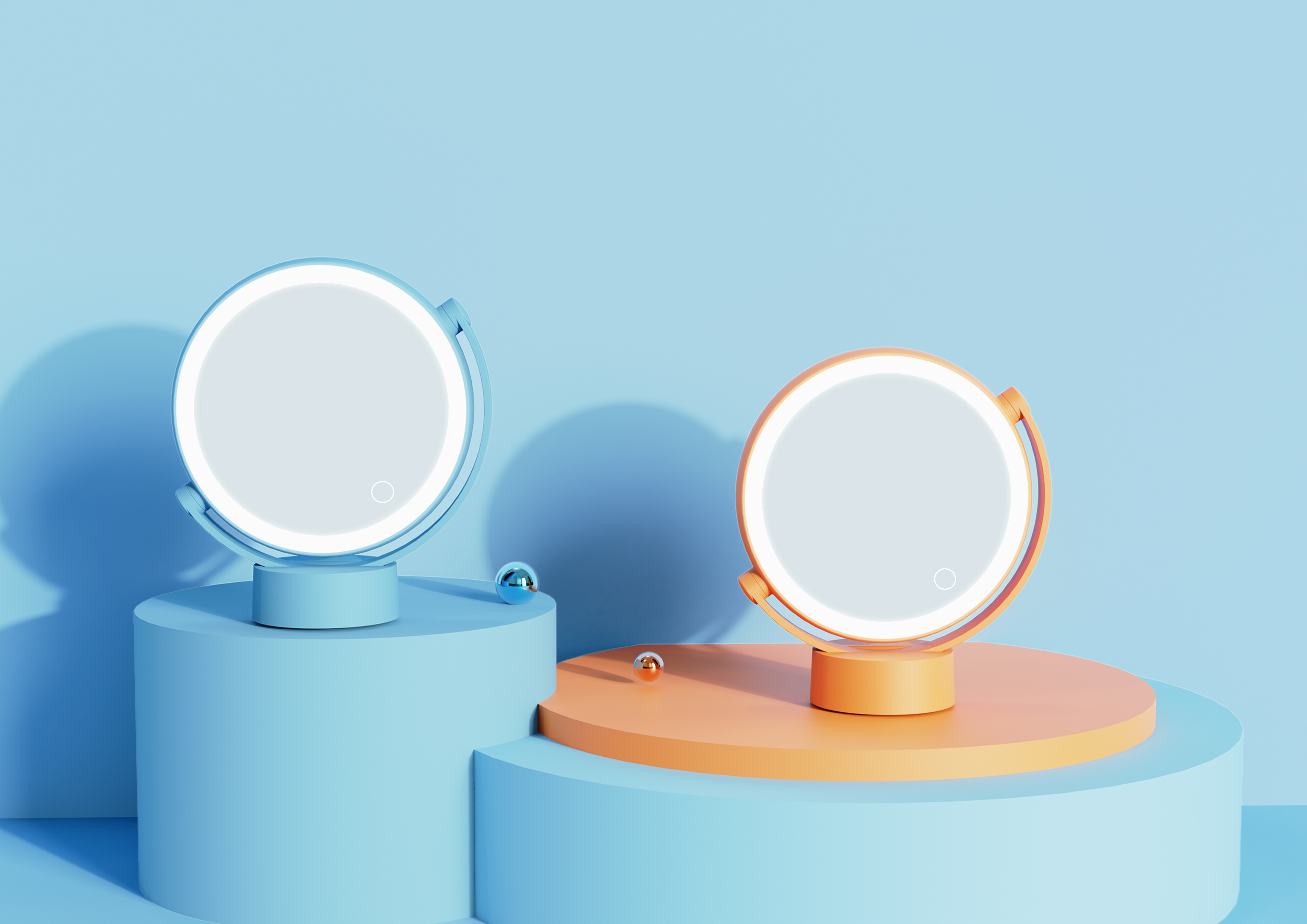 led，Cosmetic mirror，