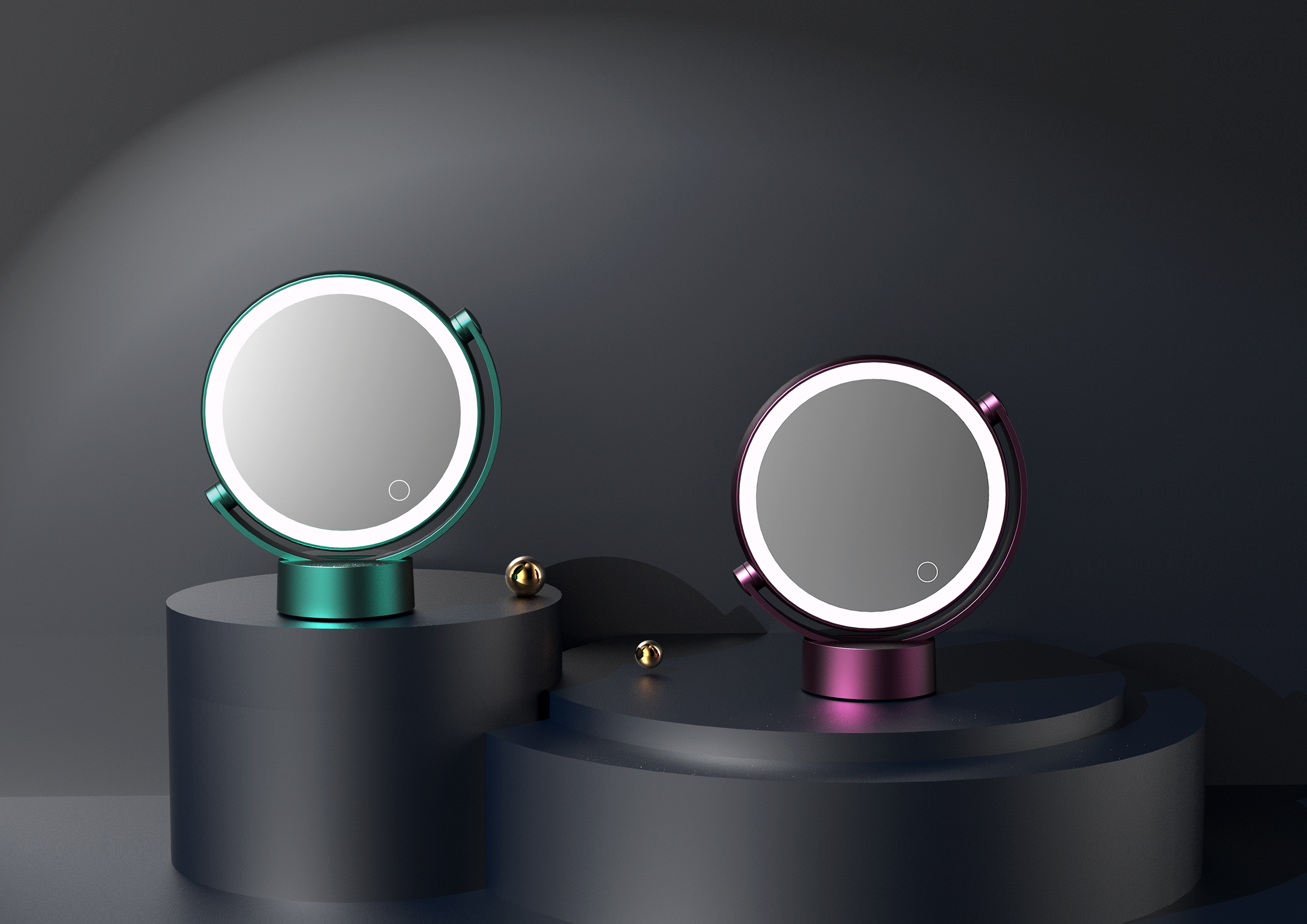 led，Cosmetic mirror，