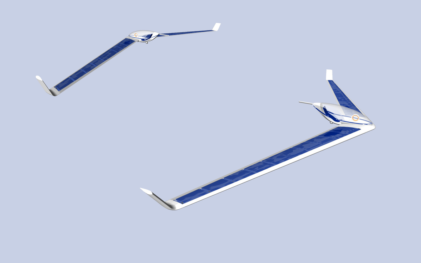 未来设计之飞鸟滑翔机-机翼可折叠,能源上采用是电力加人力