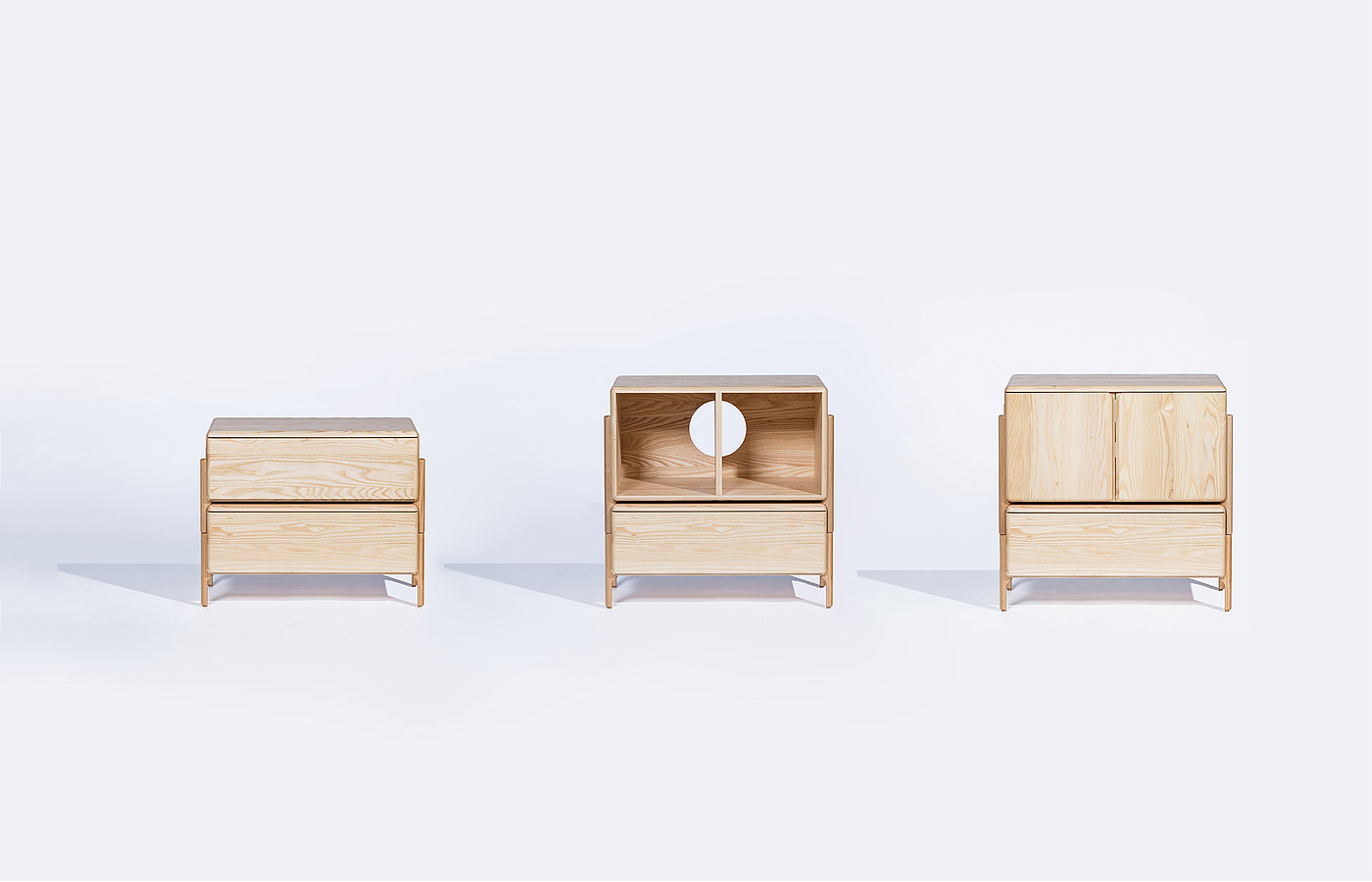 Moon combination cabinet，solid wood，Multiple combinations，