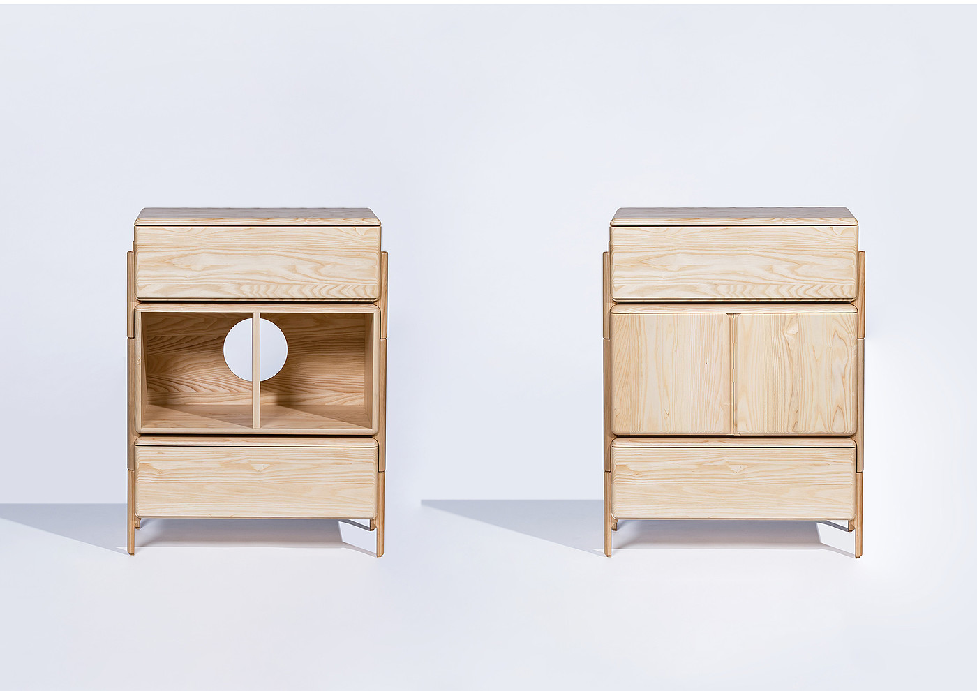 Moon combination cabinet，solid wood，Multiple combinations，