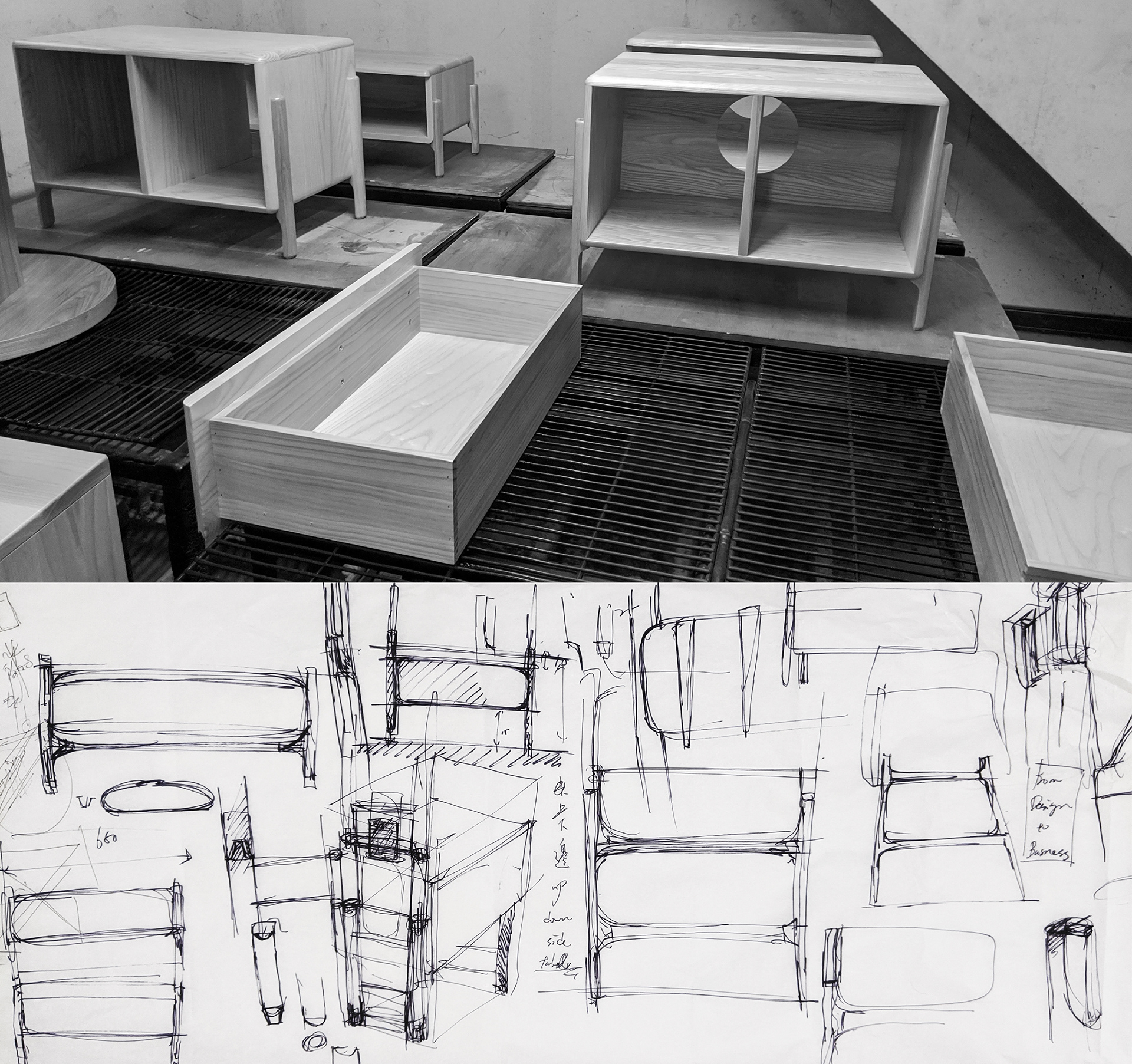 Moon combination cabinet，solid wood，Multiple combinations，
