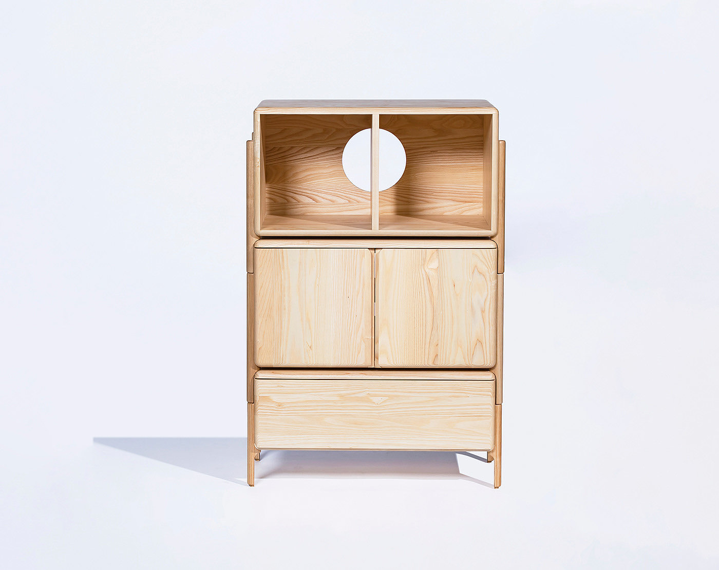 Moon combination cabinet，solid wood，Multiple combinations，