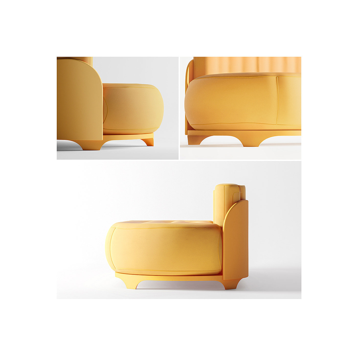 sofa，massage，indoor，yellow，