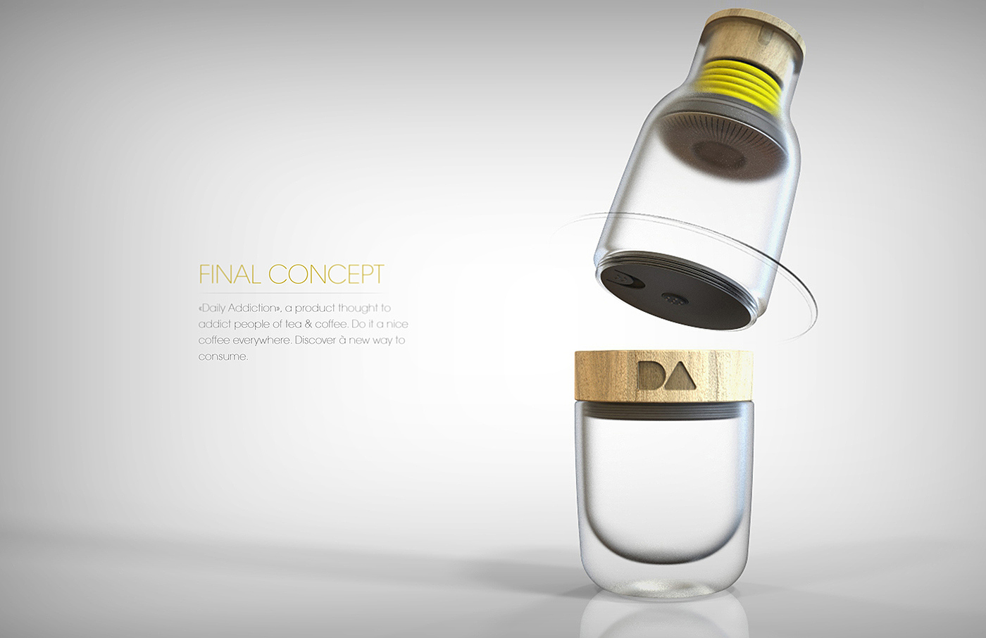 Cook Coffee，bottle，USB heating，originality，industrial design，