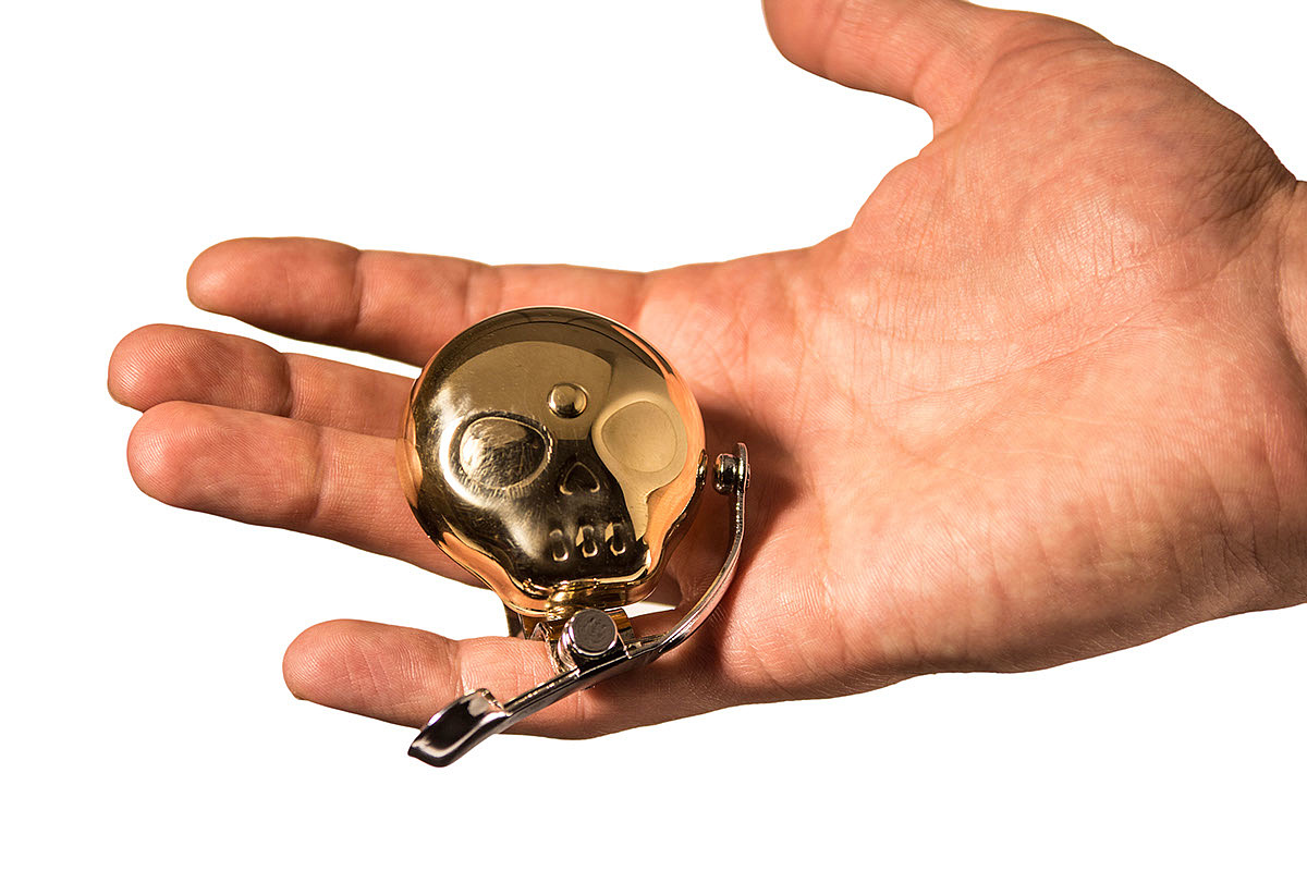 Bicycle，bell，brass，skull，