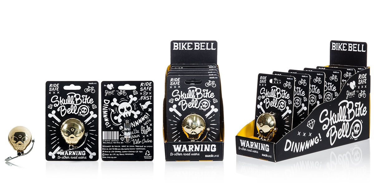 Bicycle，bell，brass，skull，