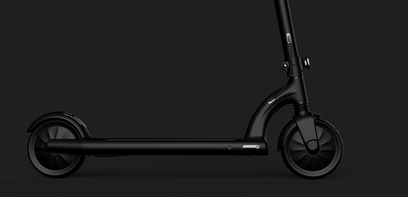Lenovo scooter M1，industrial design，Electric scooter，
