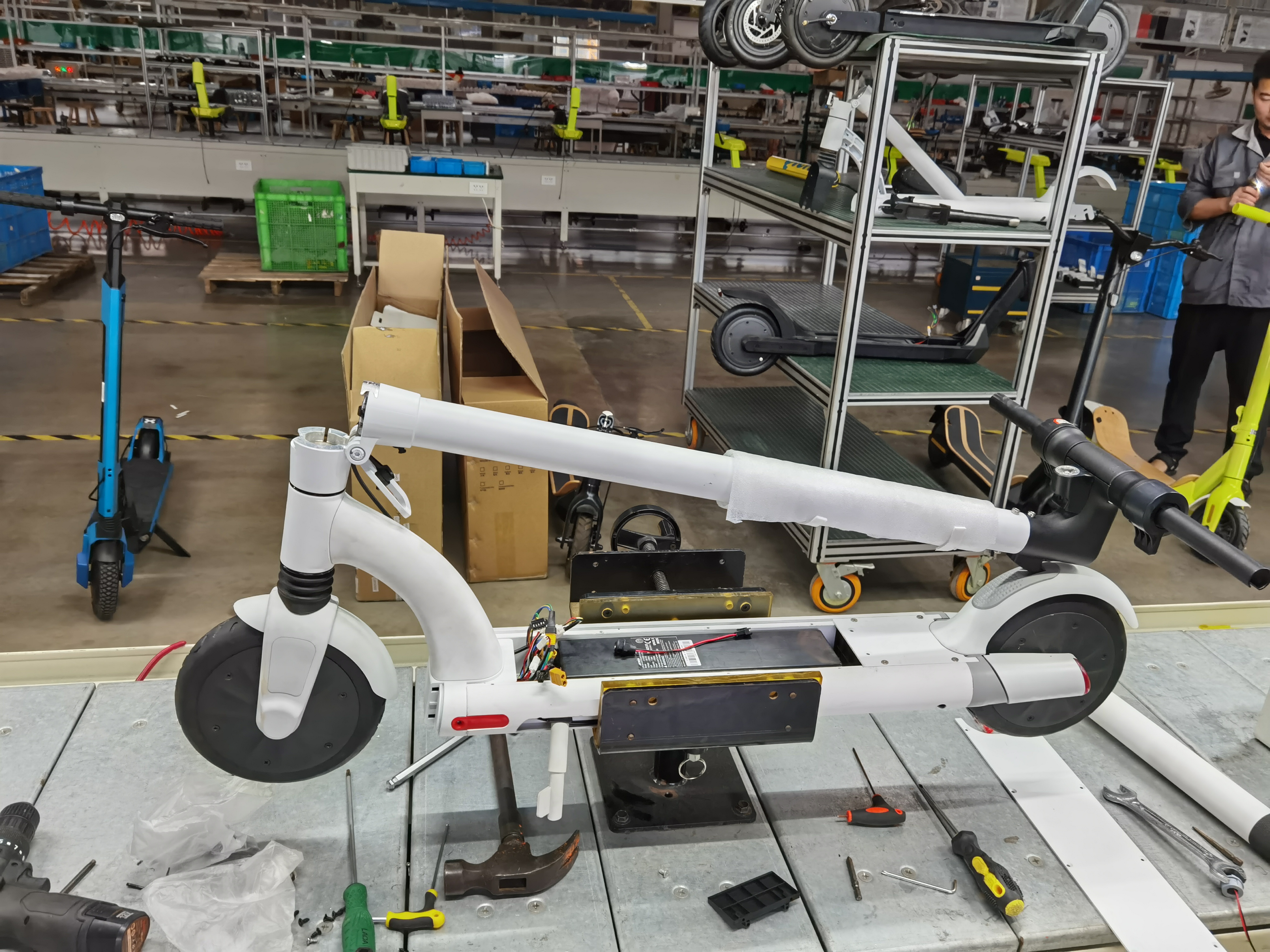 Lenovo scooter M1，industrial design，Electric scooter，