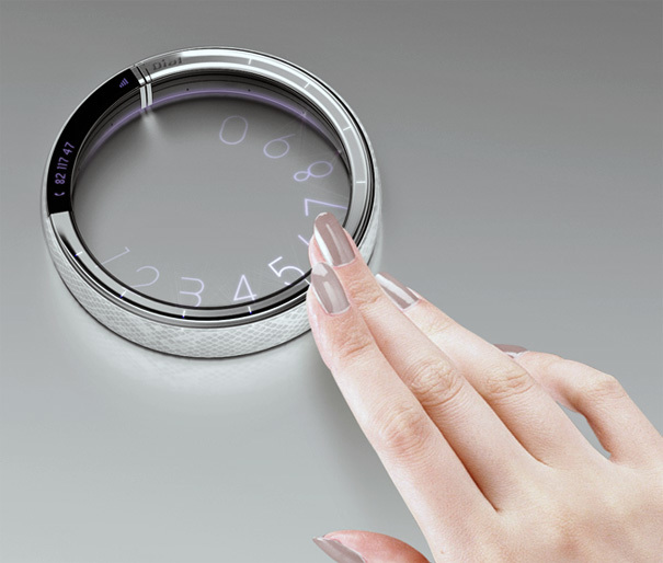 Smart Bracelet，fashion，Retro，Dial up phone，conceptual design，Concept mobile phone，