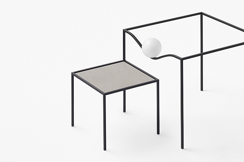 No Entry，table，wall，Flos，