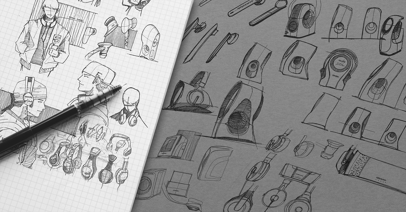 Samsung，level，Music suit，headset，loudspeaker box，industrial design，