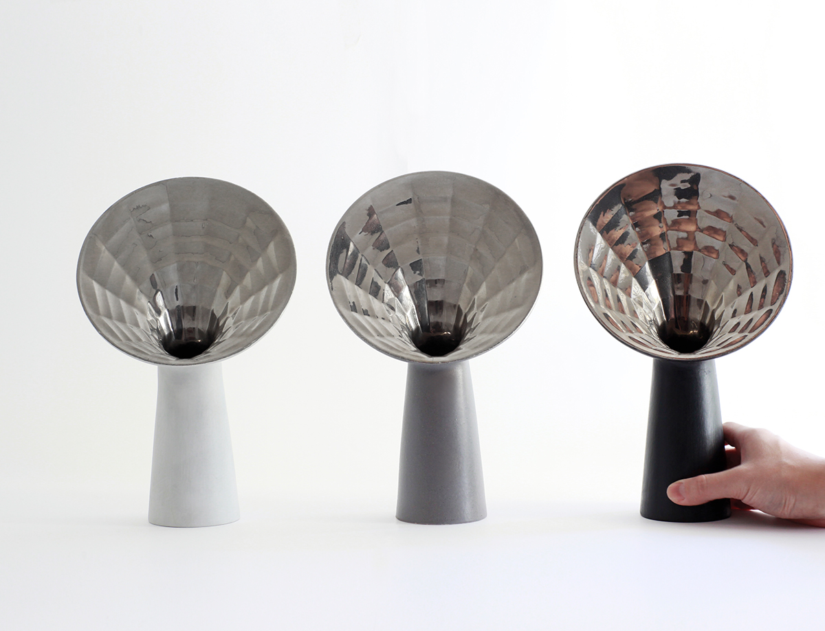 BLOSSOM VASE，reflex，Glazed surface，